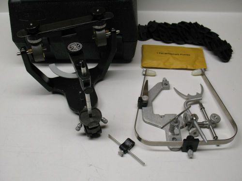 HANAU WIDE-VUE I I SEMI ADJUSTABLE DENTAL ARTICULATOR / EARBOW  DIRECT INDIRECT