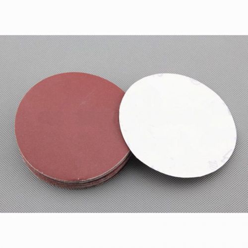 20 PCS 100 mm Diameter Flocking Sandpaper 800 Grit Sandpaper with 1 PC Tray