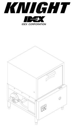 Knight KLE-115U Single Rack Commercial Under-Counter Dish Washer