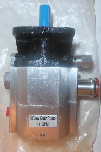 NEW Hydraulic Two 2 Stage Gear Pump 11 GPM Logsplitter Hi / Lo Log Splitter