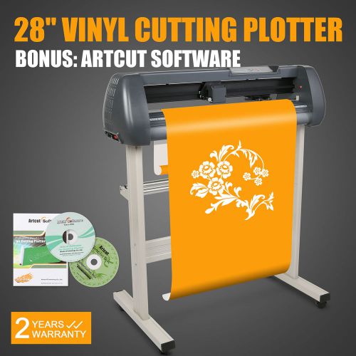 28&#034; VINYL CUTTING PLOTTER CUT DEVICE 3 BLADES STICKER OUTSTANDING FEATURES