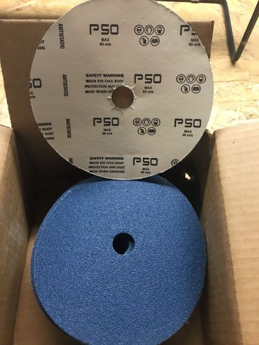 7&#034; X 7/8&#034; Floor Sanding Edger Discs Zirconia 50 Grit (50 Pieces)