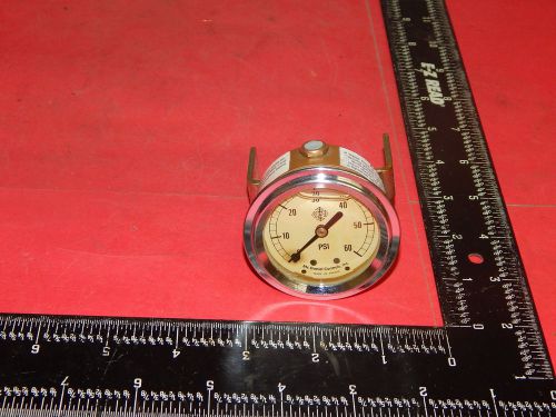 McDaniel Controls Liquid Filled Pressure Gauge 0-60PSI Legris (.25)1/4&#034; Fitting