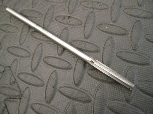 17/64&#034; Carbide Tip Piloted Reamer,1/4&#034; pilot,4fl.,6&#034; Oal,HSS, Hannibal Carbide