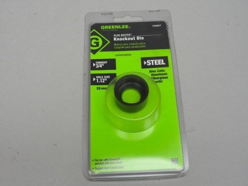 New Greenlee 124AVP slug buster conduit knockout die 3/4&#034;