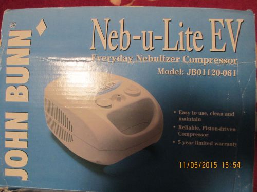 John Bunn Neb-u-Lite EV Small Nebulizer Compressor