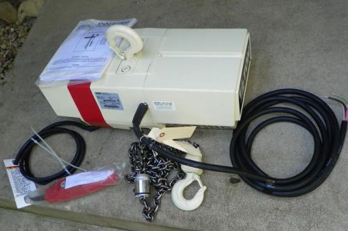 Coffing EC-1016-3-10 1/2 Ton 1000lb 10ft Lift 16fpm 230/460 Electric Chain Hoist