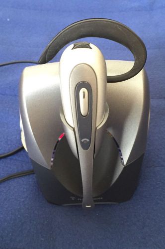 Used Plantronics Wireless Head Sett. As Seen The Photo , Nice Working Condition
