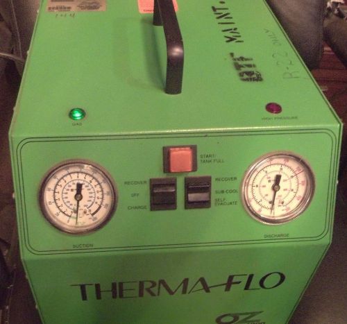 THERMAFLO AC RECOVERY UNIT OZ SAVER 4000 LIGHT REFRIGERANT HVAC (ZZ4)