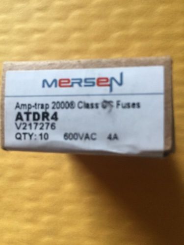 Lot of 10 Mersen Ferraz Shawmut ATDR4 Fuses CLASS CC LP-CC-4 New in Box