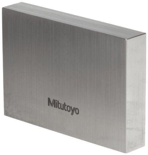 Mitutoyo Steel Rectangular Gage Block, ASME Grade AS-1, 0.118&#034; Length