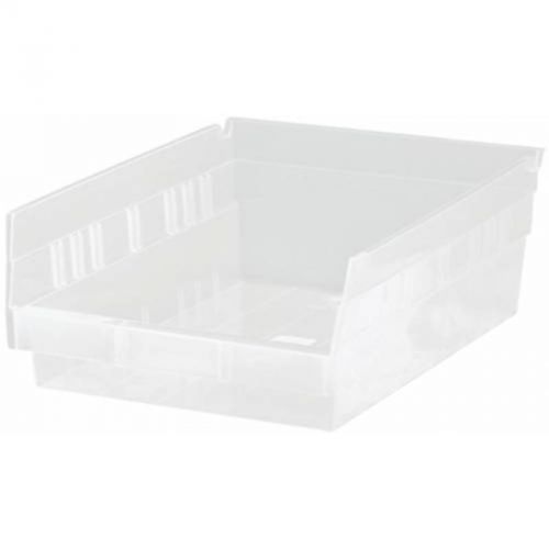 Shelf bin 11-5/8x8-3/8x4 clr quantum storage systems storage containers qsb107cl for sale