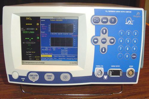 HOSPIRA O2 PLUS SVO2 CCO CONTINUOUS CARDIAC OUTPUT COMPUTER EXCELLENT