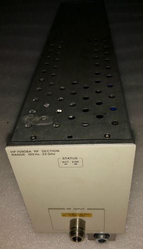 Keysight / agilent / hp 70908a rf section  100 khz to 22 ghz plug in module for sale