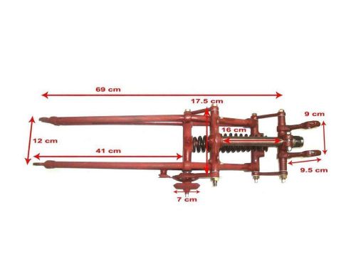 Complete New Girder Front Fork Assembly For Vintage Triumph 3HW, 3SW, T90 Models