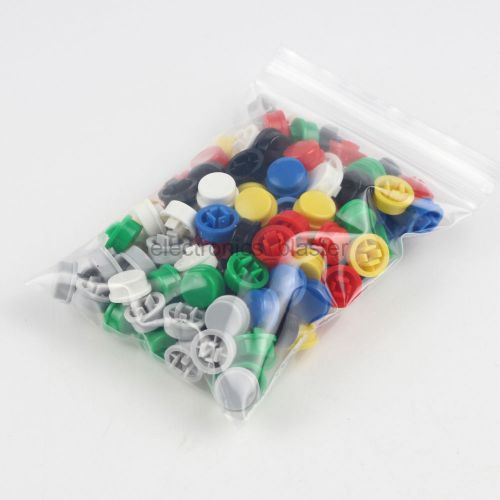140pcs Round Tactile Button Caps Kits 9.58*5.1mm for 12*12*7.3mm Tact Switch