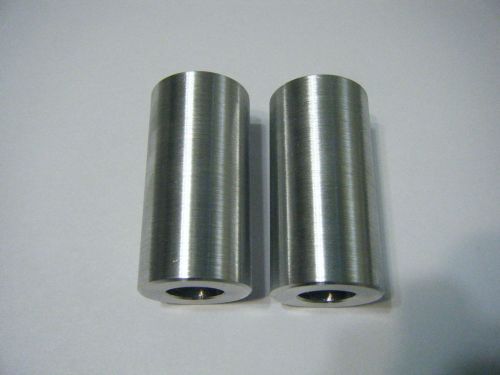 Round Alum.Spacer, 1&#034;o.d.x1/2&#034; i.d, x 2&#034; long (pack of two)