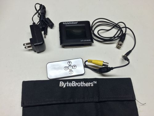 Byte Brothers VTX025 2.5 LCD Mini Color CCTV Monitor