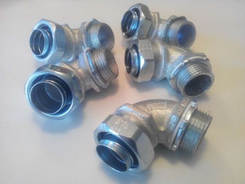 St-90100 appleton 1&#034; 90 deg connector liquid tight flexible metal conduit for sale