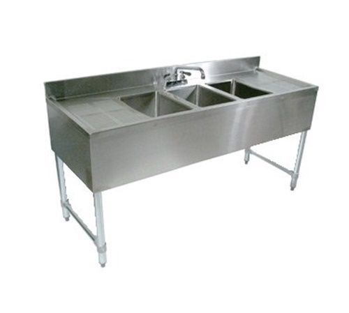 John Boos EUB4S84SL-2D Underbar Sink Units - 84&#034; 4-compartment