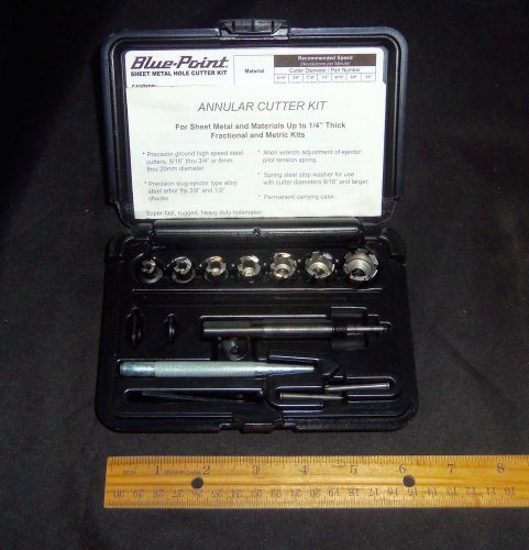 BLUE POINT No. GA219B SHEET METAL HOLE CUTTER KIT