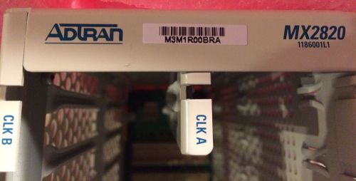 Adtran MX2820 19&#034; Chassis 1186001L1 MX 2820 M13 MUX