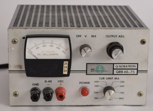 Sorensen QRB 40-.75 DC Power Supply 0-40V 0-750mA