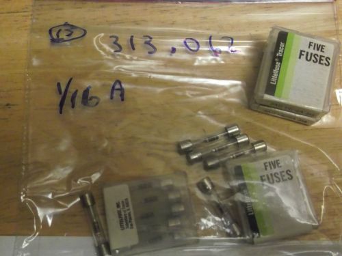 313 SERIES LITTELFUSE - QTY 15 - 1/16A - QTY 10 - 1-1/6/10A - QTY 5 - 2.25A  NEW