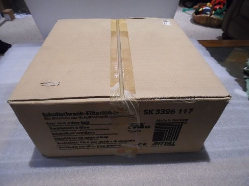 Rittal SK 3326 117 Fan Filter unit 115/50/60 , 330 cfm/560 m3 /h NIB