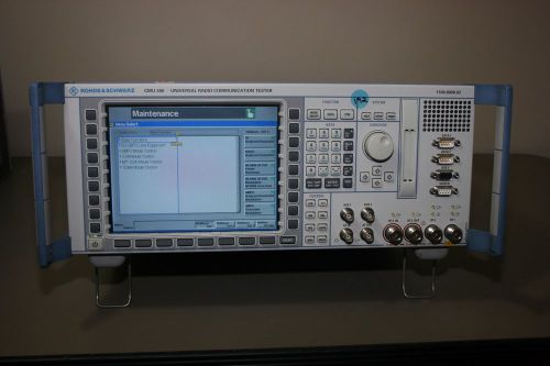 Rohde Schwarz CMU200 &amp; GSM, C2K, WCDMA, Audio, LOADED!, Calibrated Warranty