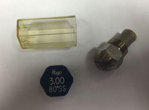 HAGO 3.00 GPH 80° SS SEMI SOLID NOZZLE (30080SS, 23180, 030G2322)