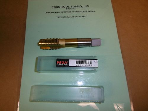 SPIRAL POINT TAP 1&#034;-8 HIGH SPEED VANADIUM 3 FLUTE GH4 TIN COATED NEW VEGA $64.00