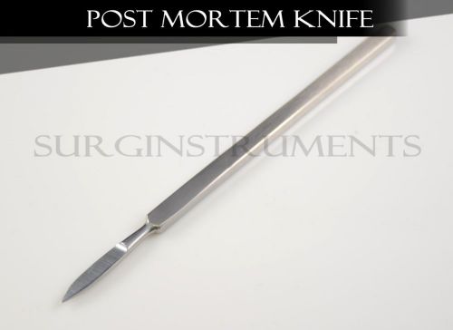 Stainless Steel Autopsy Post Mortem Disection Knife - Both Sides Rounded 5&#034;