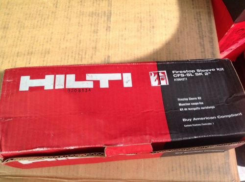 HILTI 2064271 2&#034; SPEED SLEEVE FIRESTOP DEVICE