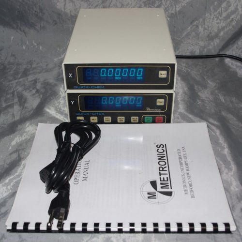 Metronics qc-1000nl quick-chek with nikon interface cards, connectors &amp; warranty for sale