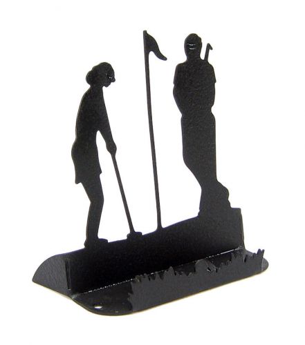 Golf Man Woman Business Card Holder