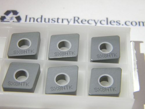 NTK CNGA433C0.2 SX8 Silicon Nitride Ceramic Turning Inserts box of 6