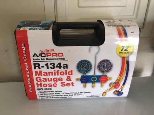 Interdynamics Professional Manifold Gauge &amp; Hose Set