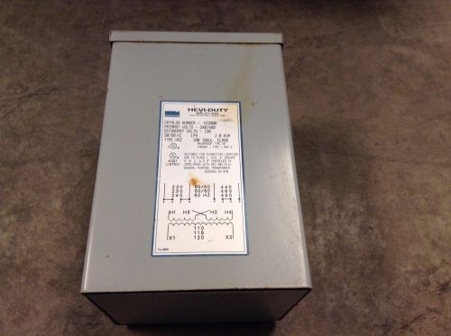 Sola Hevi Duty HZ2000 Transformer 2000 VA 2 KVA Single Phase EGS