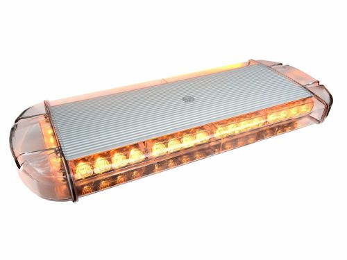 40 LED 22&#034; Light Bar Roof Top Emergency Beacon Warning Flash Strobe Yellow Amber