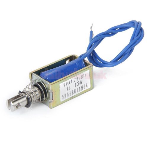 Dc 24v pull type open frame solenoid electromagnet zye1-0730 for sale