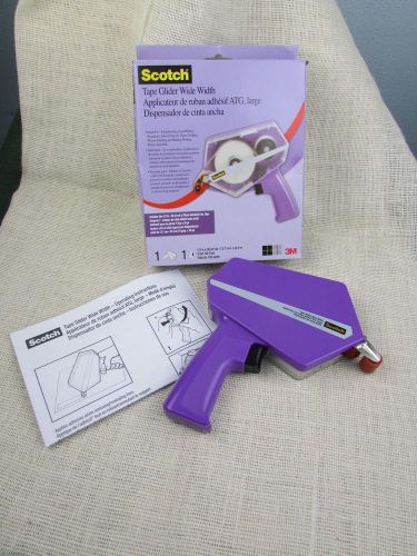 Scotch Tape Purple Glider Gun Wide Width Dispenser #095  NIB No Tape