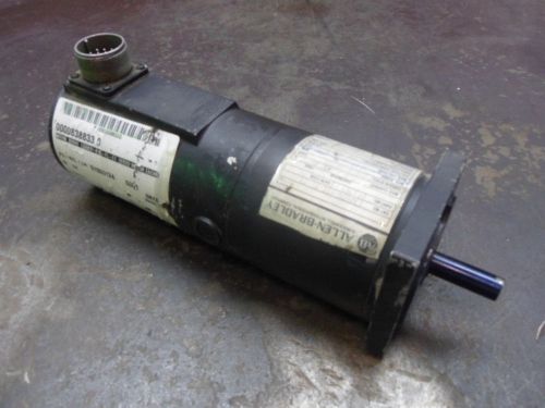 ALLEN-BRADLEY 1326 DC SERVO MOTOR #61924J CAT#1326DS-K1E-FL-E1 P/N:163053 USED