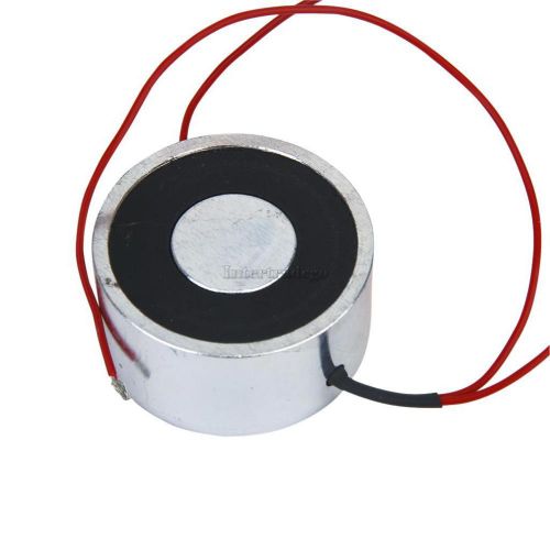 Dc 12v electric lifting magnet solenoid electromagnet lift force 500n / 50kg for sale