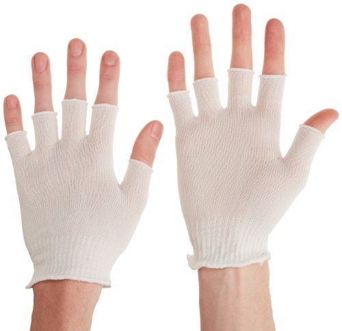 Berkshire bcr polyester half-finger glove liners, regular size (case of 20 for sale