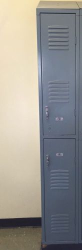 Metal lockers - old school cool blue storage! school/gym/employee for sale