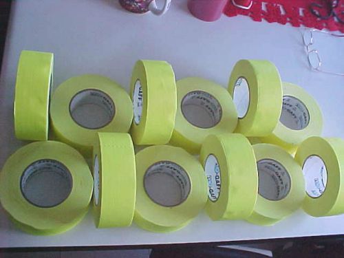 ProGaff 12 rolls 2&#034; flourescent 55 yards gaffers gaffer&#039;s  tape