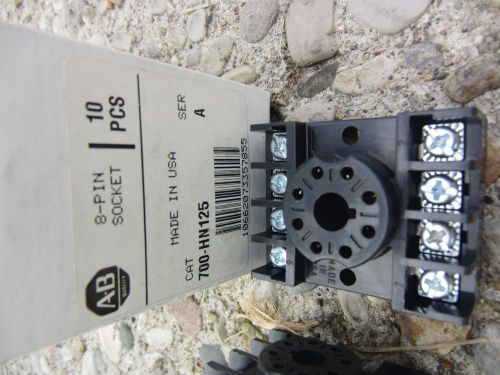 Allen Bradley 8 pin socket 700-HN125