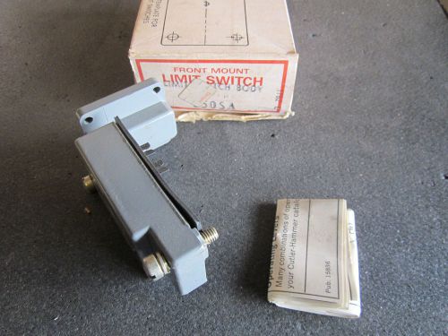 Cutler-Hammer E50SA Front Mount Limit Switch Body NOS