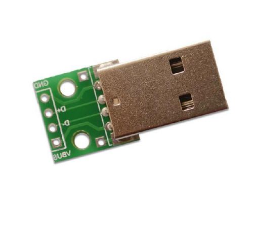 2pcs USB to DIP Adapter Converter 4 pin for 2.54mm PCB Board DIY Power Supply